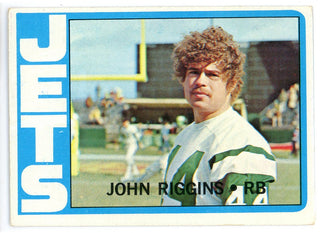 John Riggins 1972 Topps Card #13