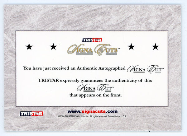J.R. Towles Autographed 2008 Tristar Signa Cuts