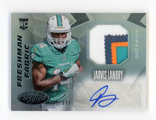 Jarvis Landry 2014 Panini Freshman Fabric #222 Card 581/699