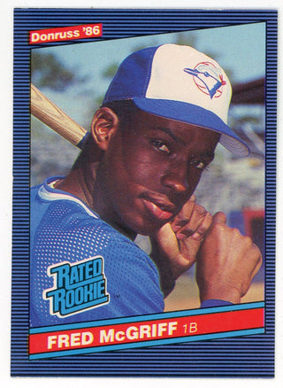 Fred McGriff 1986 Donruss Rated Rookie 328