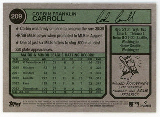 Corbin Carrol 2023 Topps #203 Card