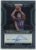 Rick Fox 2021 - 2022 Panini Prizm Penmanship Autographed Card #PM-RFX