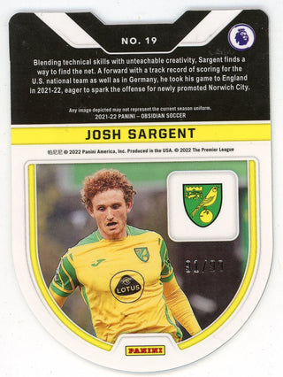 Josh Sargent 2021-22 Panini Obsidian Tunnel Vision #19