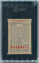 Roy Campanella 1951 Bowman Card #31 SGC 3