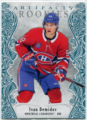 Ivan Demidov 2025 - 2026 Upper Deck Artifacts Sky Blue Parallel RC #174