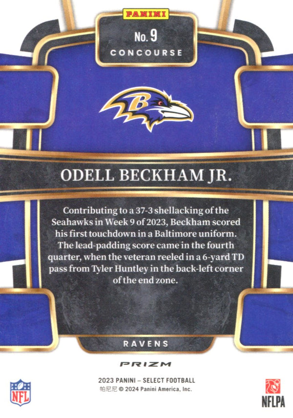 Odell Beckham Jr. 2023 Panini Select Card #9