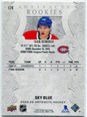 Ivan Demidov 2025 - 2026 Upper Deck Artifacts Sky Blue Parallel RC #174