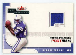 Reggie Wayne 2001 Fleer Hot Prospects Rookie Premiere Card 1780/1875