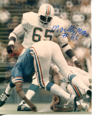Maulty Moore Autographed 8x10 Football Photo
