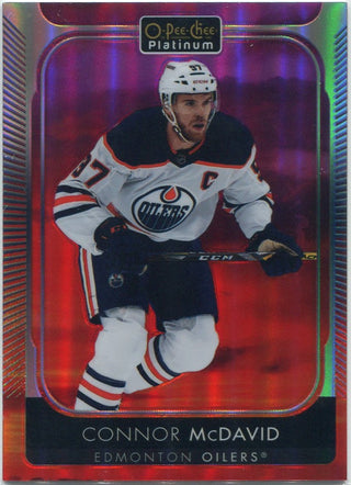 Connor McDavid 2021 - 2022 O-Pee-Chee Sunset Parallel Card #1