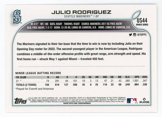 Julio Rodriguez 2022 Topps Rookie #US44 Card