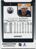 Connor McDavid 2021 - 2022 O-Pee-Chee Sunset Parallel Card #1