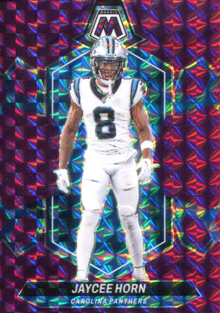 Jaycee Horn 2024 Panini Mosaic Prizm Card #35 #17/49