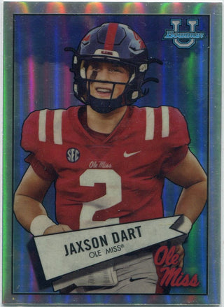 Jaxson Dart 2022 Bowman Chrome U 1952 Bowman RC #52BF-13