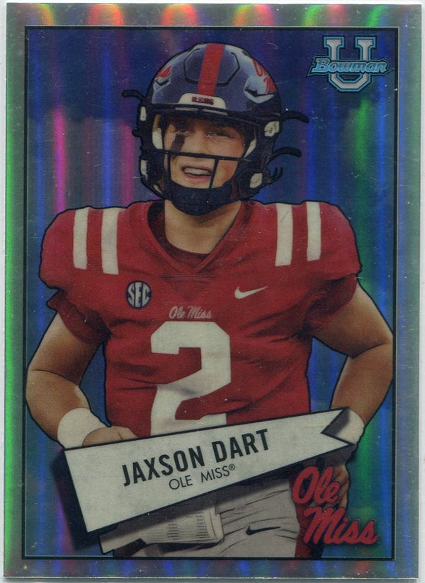 Jaxson Dart 2022 Bowman Chrome U 1952 Bowman RC #52BF-13