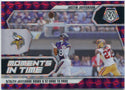 Justin Jefferson 2025 Panini Mosaic Moments In Time Purple Prizm Card #19 40/49