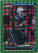 Xavier Legette 2024 Topps Chrome Green Geometric Refractor RC #211 55/99