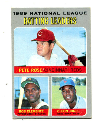 Pete Rose/Bob Clemente/Cleon Jones  1969 National League Batting Leaders  #61