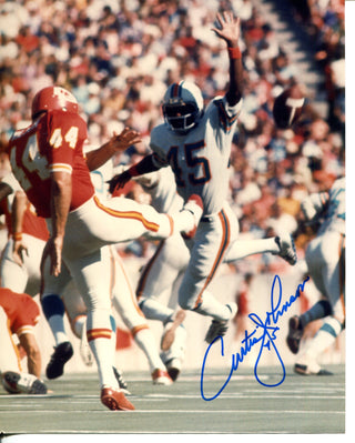 Curtis Johnson Autographed 8x10 Football Photo