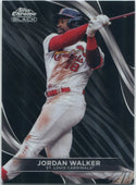 Jordan Walker 2024 Topps Chrome Black Card #36