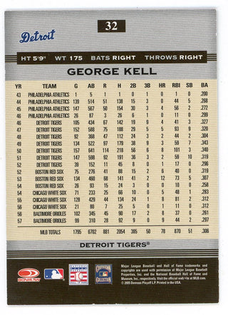 George Kell Autographed 2005 Donruss Greats Card #32