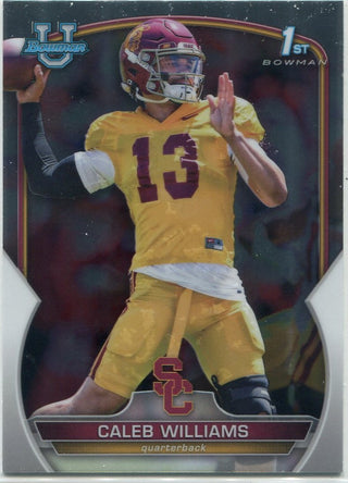 Caleb Williams 2022 Bowman Chrome University RC #50