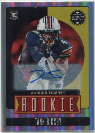 Tank Bigsby 2023 Panini Legacy Autographed Silver RC #162