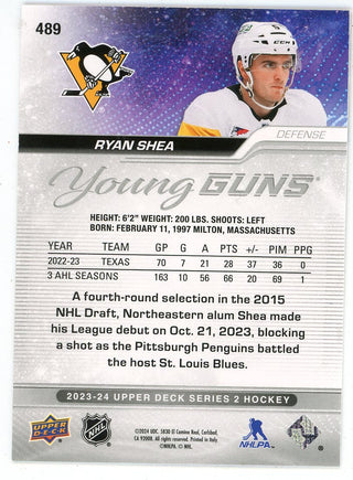 Ran Shea 2024 Upper Deck Young Guns #489