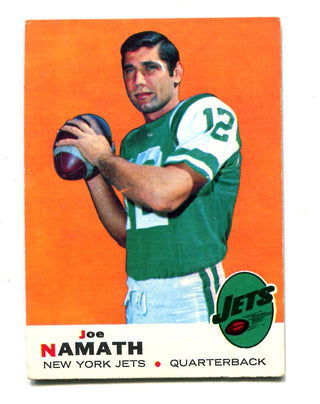 Joe Namath 1969 Topps #100 Card