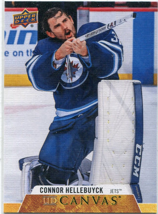 Connor Hellebuyck 2020 - 2021 Upper Deck Canvas Card #C88
