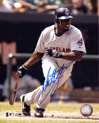 Matt Lawton Autographed / Signed Hitting 8x10 Photo