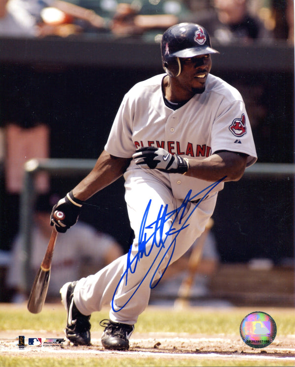 Matt Lawton Autographed / Signed Hitting 8x10 Photo