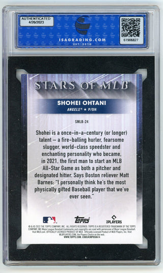 Shohei Ohtani 2022 Topps Stars of MLB #SMLB-24 ISA 10