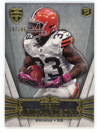 Trent Richardson 2012 Topps Supreme Rookie Card #80