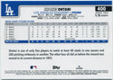 Shohei Ohtani 2025 Topps Card #400