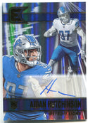 Aidan Hutchinson Autographed 2022 Panini Chronicles Essentials Rookie Card