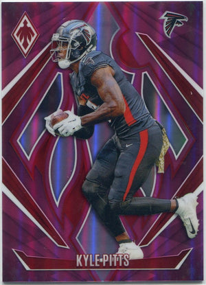 Kyle Pitts 2024 Panini Phoenix Pink Parallel Card #99 30/40