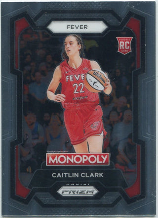 Caitlin Clark 2024 Panini Prizm  WNBA Monopoly RC #65
