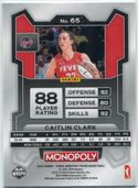 Caitlin Clark 2024 Panini Prizm  WNBA Monopoly RC #65