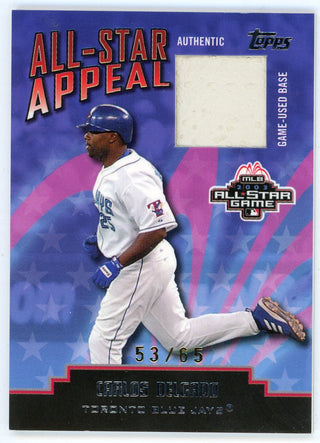 Carlos Delgado 2003 Topps All Star Appeal Patch Relic #ASBS-CD