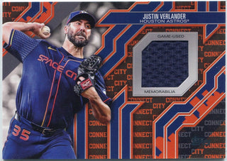 Justin Verlander 2025 Topps City Connect Jersey Card #CC-JV