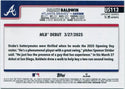 Drake Baldwin 2025 Topps Update RC #US113