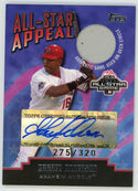 Garret Anderson 2004 Topps All-Star Appeal Autographed Patch Relic #ASODA-GA