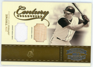 Jim Thome 2004 Donruss Throwback Threads Century Collection Patch/Bat Relic #CC-39