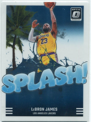 LeBron James 2024 - 2025 Panini Donruss Optic Splash Card #5