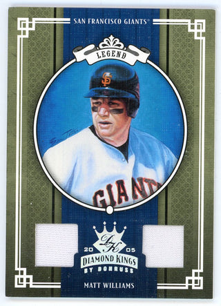 Matt Williams 2005 Donruss Diamond Kings Patch Relic #299
