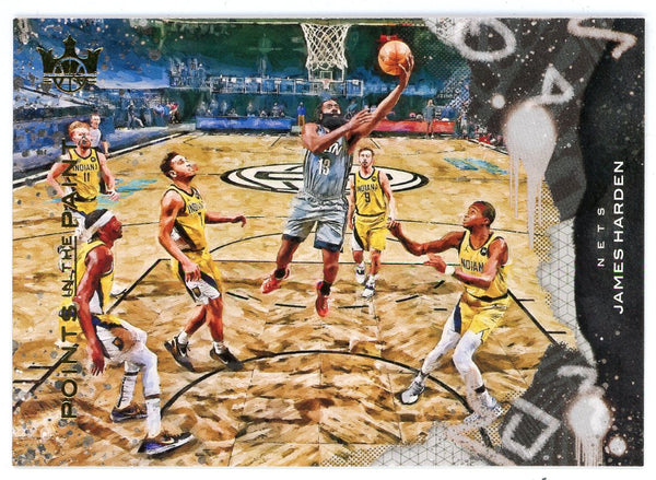 James Harden 2020-21 Panini Court Kings Points in the Paint Card #20