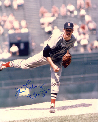 Jim Lonborg Autographed 8x10 Photo "CY Young 1967"