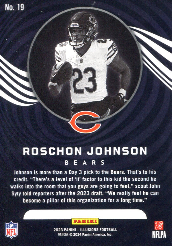 Roschon Johnson 2023 Panini Illusions Card #19