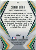 Shohei Ohtani 2019 Topps Chrome Future Stars Card #FS-1